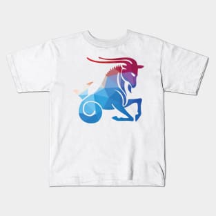 Capricorn symbol silhouette Kids T-Shirt